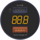 Bluetooth FM Transmitter for Music Streaming, Charging, USB Drive and Hands-Free Calls Through Your Car’s 12V Socket