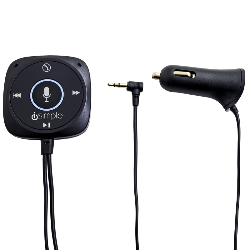 iSimple Bluetooth 5.0 FM Transmitter with External Microphone for Music  Streaming, Charging, and Hands-Free Calling Black BTFMEMIS - Best Buy