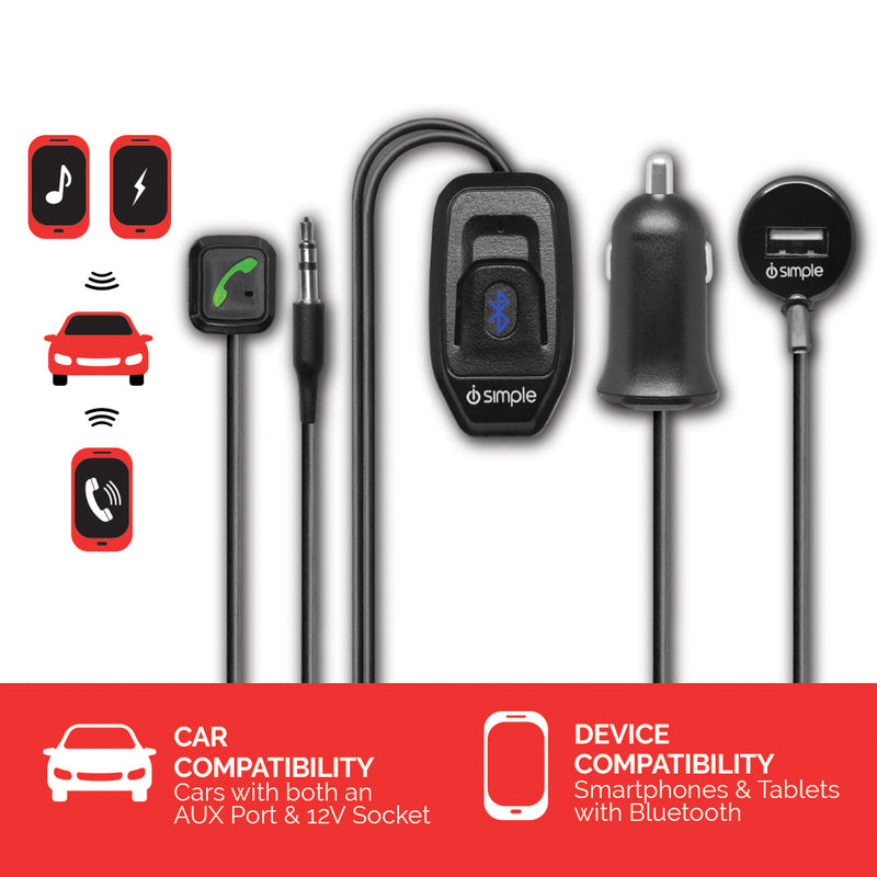 Phone Aftermarket Hands Free Bluetooth Car Phone Adapter