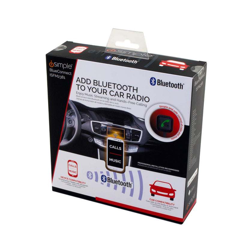 BlueConnect, Install Kit for Hands-Free Calling and Music Streaming Through Your Car Radio